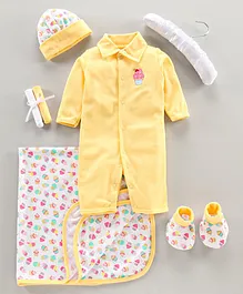 Mee Mee Baby Clothing Gift Set Ice Cream Print - Yellow