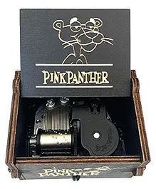 Caaju Pink Panther Wooden Handcrafted Music Box - Black