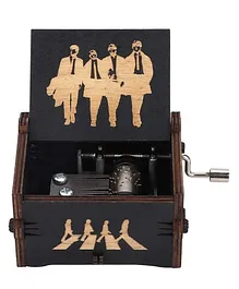 Caaju Beatles Wooden Handcrafted Music Box - Black
