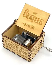 Caaju Beatles Wooden Handcrafted Music Box - Brown