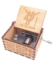 Caaju La La Land Wooden Music Box - Brown