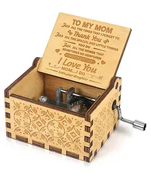 Caaju Best Mom Wooden Music Box - Brown