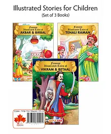 Maple Press Tenali Raman Akbar Birbal and Vikram Betaal Story Book Set of 3 - English