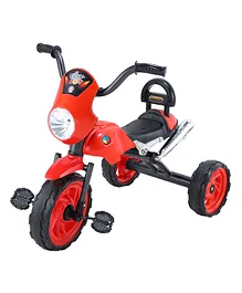 Toyzoy Sporty Kids Baby Trike Tricycle with Music and Light - Red