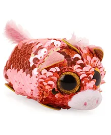 Ty Toy Flip Sequins Unicorn Soft Toy Red - Length 10 cm 