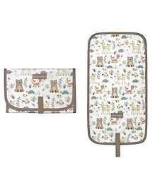 Abracadabra Portable Changing Mat Bambi & Friends Print  - Multicolor