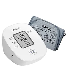 Omron HEM 7121J Fully Automatic Digital Blood Pressure Monitor & Cuff Wrapping Guide - White