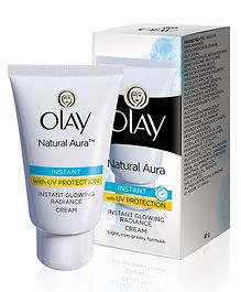 Olay Natural Aura Cream with Vitamin B3 Pro B5 E and UV Protection - 40 gm