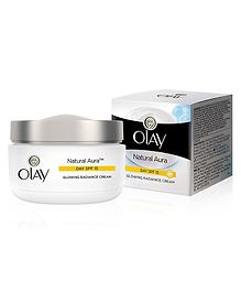 Olay Natural Aura Day Cream with Vitamin B3 Pro B5 E and SPF 15 - 50 g