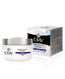 Olay Natural Aura Night Cream with Vitamin B3 Pro B5 E - 50 g