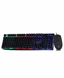 Zebronics Zeb-War Gaming Keyboard and Mouse Combo - Black 
