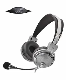 Zebronics Zeb-supreme Wired Headset - Grey