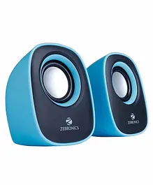 ZEBRONICS Zeb Pebble New  Wired Speakers - Blue