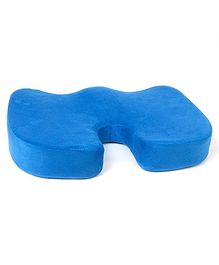 IMPORTIKAAH Coccyx Orthopedic Memory Foam Seat Cushion Pad - Blue