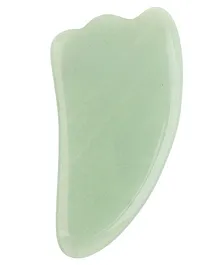 IMPORTIKAAH Jade Guasha Board Whole Body & Face Massager - Green