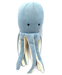 Tukkoo Knitted Octopus Blue - Height 45 cm