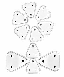 KidDough Electrical Protector Socket Plug Cover - 10 Pieces 