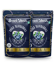 SnackAmor Dried Blueberry Pack of 2 - 100 gm Each 