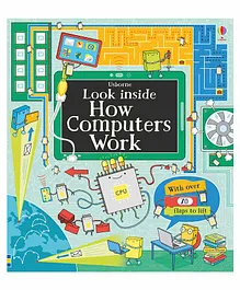Usborne Look Inside How Computers Work Knowledge Book - English