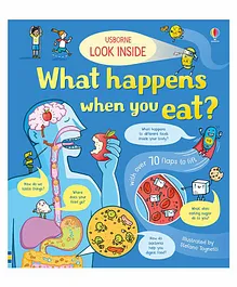 Usborne Look Inside What Happens When You Eat Knowledge Book - English