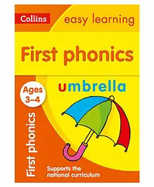 Harper Collins Easy Learning First Phonics Activity Book - English 