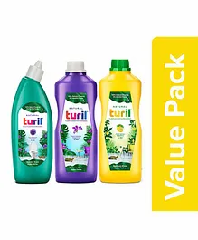 Turil Floor and Toilet Cleaner Combo - 1000 ml Each