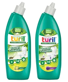 Turil Toilet Cleaner and Freshener Combo of 2 - 100 ml Each 