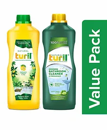 Turil Floor and Bathroom Cleaner Combo - 1000 ml Each
