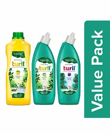 Turil Floor and Toilet Cleaner Combo - 1000 ml & 500 ml Each