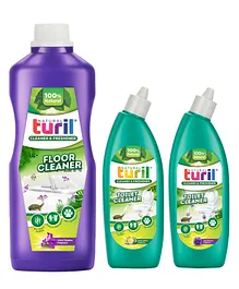 Turil Floor and Toilet Cleaner Combo - 1000 ml & 500 ml Each