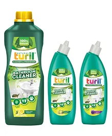 Turil Bathroom and Toilet Cleaner Combo - 1000 ml, 500 ml Each