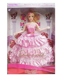 Yunicorn Max Barbie Doll with Movable Joints Pink - Height 33 cm