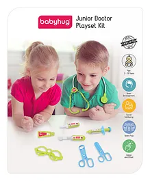 Babyhug Junior Doctor Play Set 15 Pieces - Blue 
