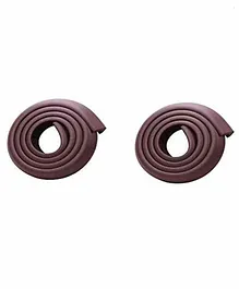 Syga Cushioned Safety Strip Furniture Edge Guard Tape Set of 2  - Brown