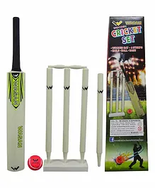 Wasan Cricket Set Size 3 with Box - White