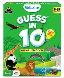 Skillmatics Guess In 10 Animal Kingdom Card Game - 50 Cards