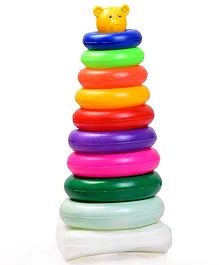 VWorld Teddy Ring Stacking And Sorting Game Multicolour - 8 Rings