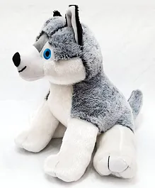 Tukkoo Sitting Dog Soft Toy Grey - Height 38 cm