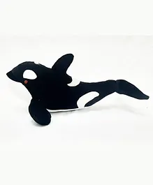 Tukkoo Orca Whale Soft Toy Black - Height 36 cm