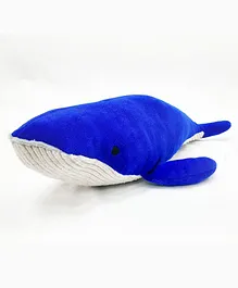 Tukkoo Whale Plush Soft Toy Blue - Height 34 cm