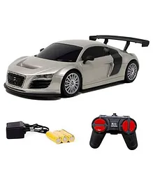 Dhawani Rechargeable Remote Control High Speed Car - Grey