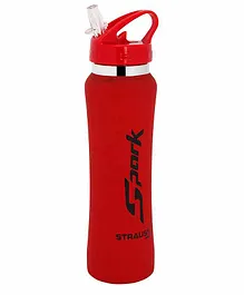 Strauss Spark Stainless Steel Bottle Red - 750 ml