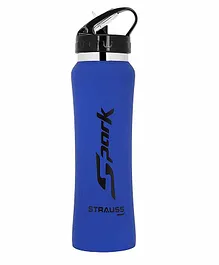 Strauss Spark Stainless Steel Bottle Blue- 750 ml
