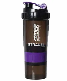 Strauss Spider Shaker Bottle Purple - 500 ml