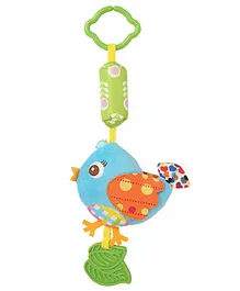 Baby Moo Chirpy Birdy Hanging Musical Toy With Teether - Blue