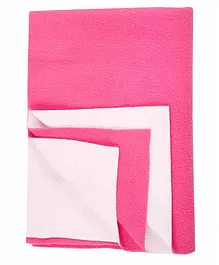 Baby Moo Solid Water Resistant Small Bed Protector - Pink