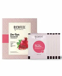 Richfeel Naturals De-Tan Facial Kit - 30 gm