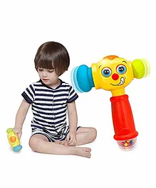 Planet of Toys Musical Hammer - Yellow Red
