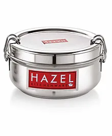 Hazel Lunch Box with Locking Clip Silver - 700 ml