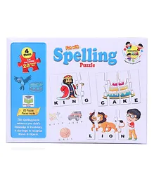 Yash Toys Spelling Jigsaw Puzzle Set of 20 - 4 Pieces Each 